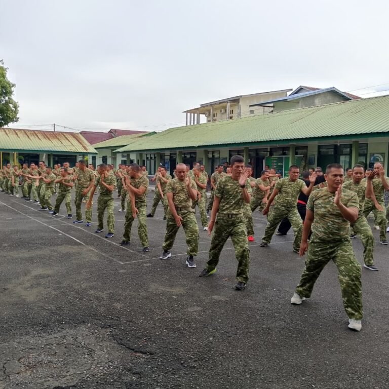 Kodim 0105/Abar Tingkatkan Kemampuan Bela Diri Prajurit