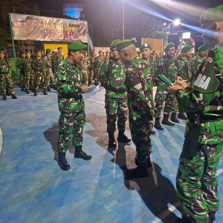 Personel Kodim 1001/HSU–Balangan Kembali Siap Jalankan Tugas