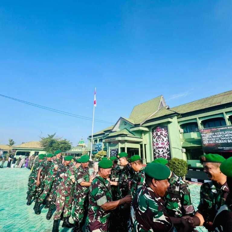 Kodim 1010/Tapin Jaga Kekompakan Melalui Kegiatan Halal Bihalal