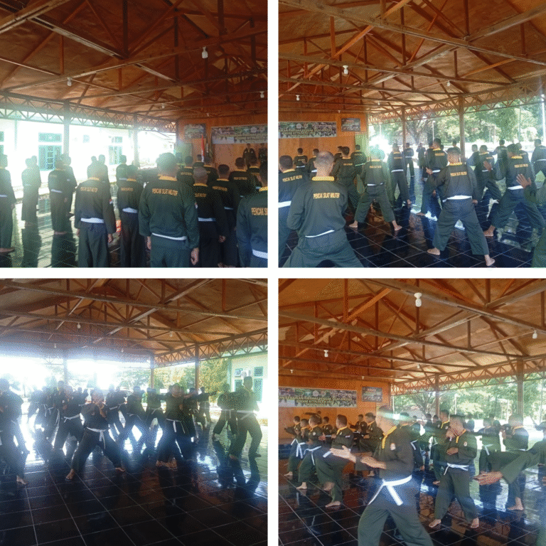 ‎Gelar Ujian Kenaikan Tingkat Pencak Silat Militer dari Sabuk Putih ke Kuning Kodim 0114/Aceh Jaya Ukir kemampuan Prajurit diajang UKT (Uji kenaikan tingkat)