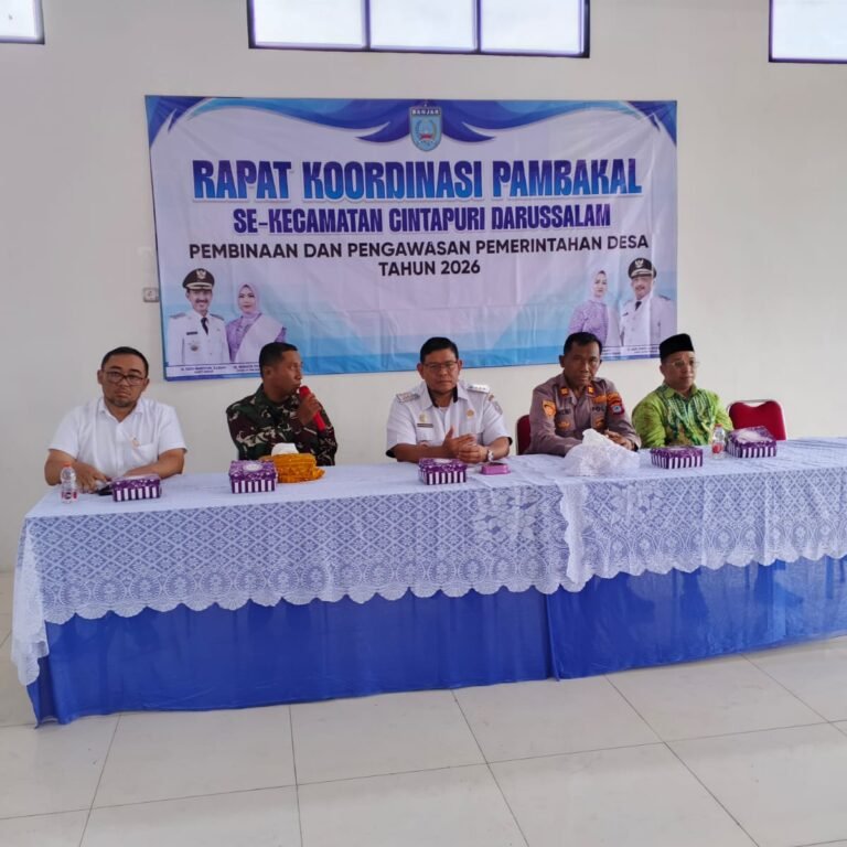 TNI-Polri dan Instansi Bersatu dalam Rakor dan Halal Bihalal di Cintapuri