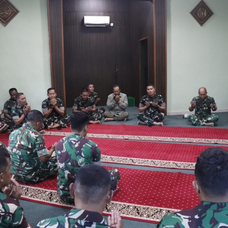 Kodim 0909/Kutai Timur Gelar Doa Bersama sebagai Penghormatan untuk Prajurit Gugur