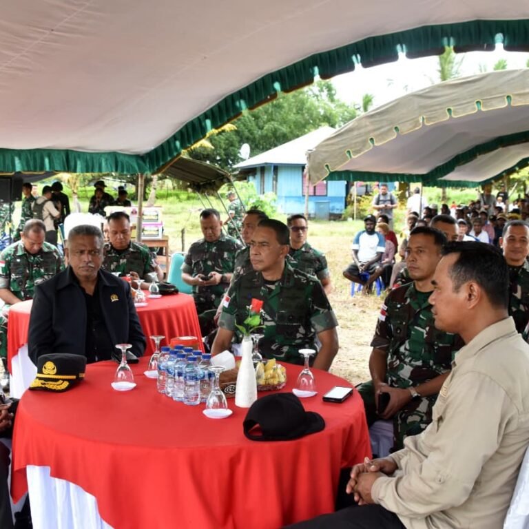 Pangdam XXIV/Mandala Trikora Pimpin Groundbreaking Jembatan Garuda di Merauke