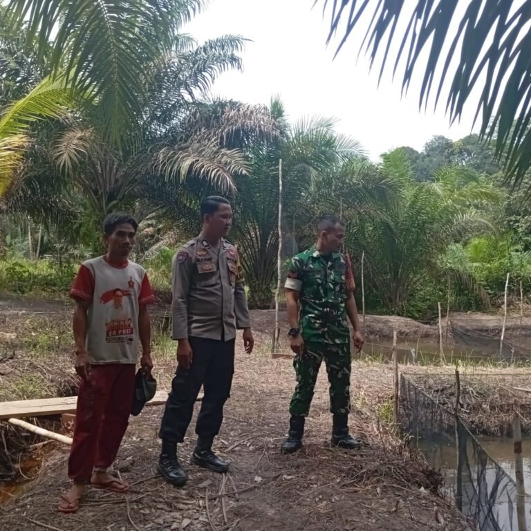 Babinsa dan Bhabinkamtibmas Kompak Dampingi Budidaya Lele, Dorong Ketahanan Ekonomi Desa