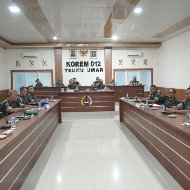 Korem 012/Teuku Umar Terima Audit Kinerja dari Itdam Kodam Iskandar Muda