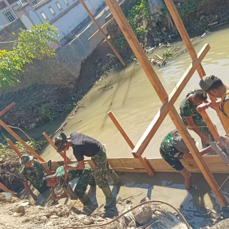 Dandim Boalemo Instruksikan Pengawasan Ketat, Pastikan Tiap Butir Material Jembatan Perintis Garuda Aman