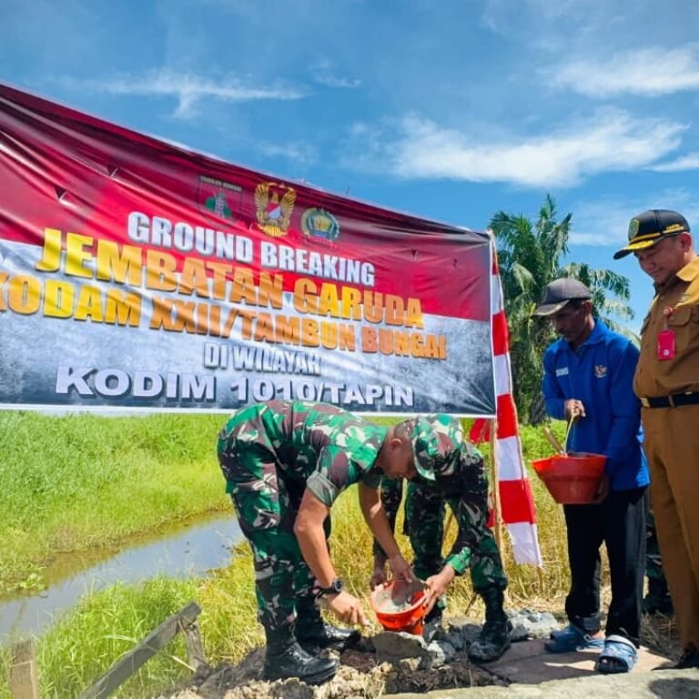 Pembangunan Jembatan Perintis Garuda di Desa Sawaja Resmi Dimulai