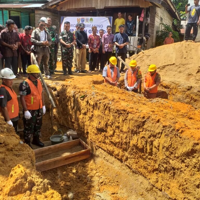 Peletakan Batu Pertama dan Vicon Ground Breaking Jembatan Garuda, Program Presiden Prabowo Subianto di Ketapang