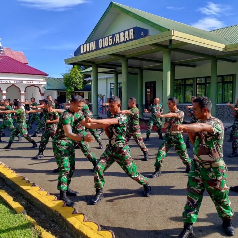 Kodim 0105/Abar Siapkan Prajurit Hadapi Ujian Kenaikan Tingkat PSM