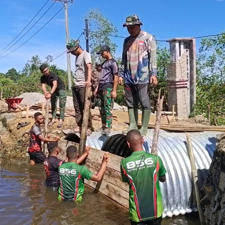 Progres Jembatan Aramco Pasi Rasian Masuki Tahap Pemasangan Papan Mal