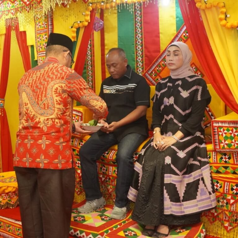 Tradisi peusijuk, Warnai Penyambutan Danrem 012/TU di pendopo Simeulue