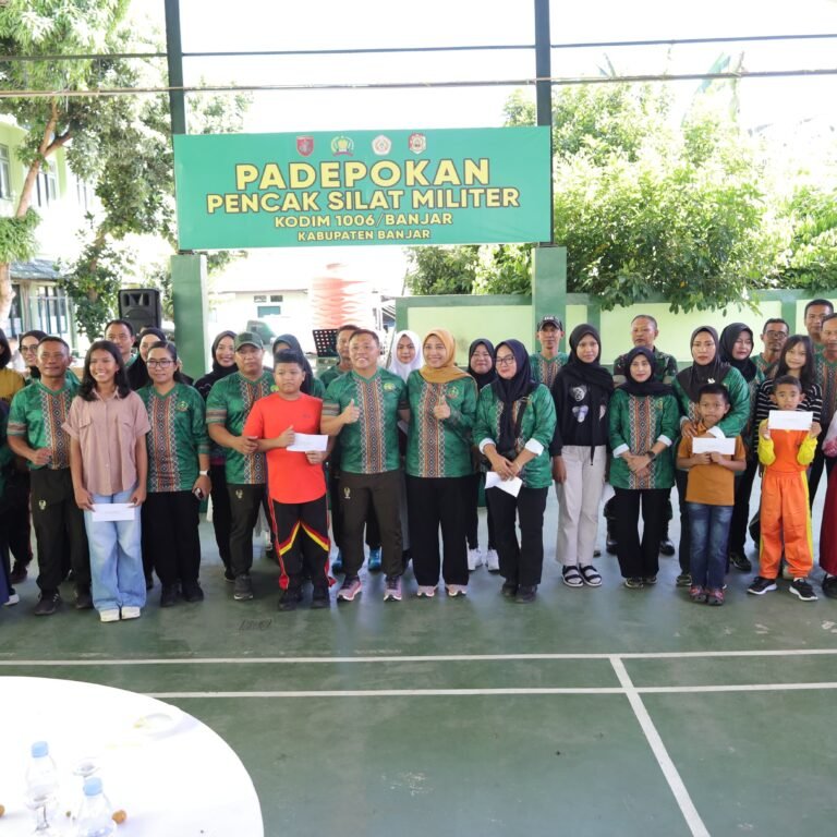 Halal Bihalal dan Ramah Tamah Pererat Kebersamaan Keluarga Besar Kodim Banjar