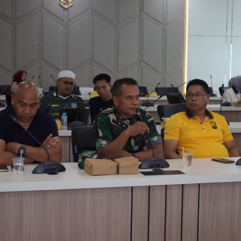 Kodim 1006/Banjar Hadiri Rapat Pra Operasi Gabungan Penegakan Perda 2026