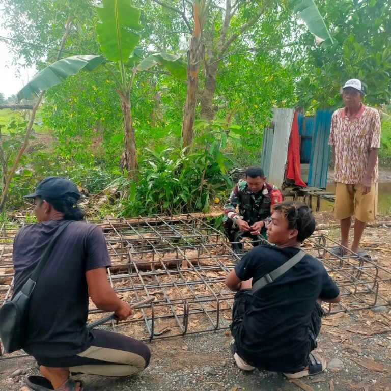Jembatan Garuda: Simbol Sinergi TNI dan Masyarakat Desa Tamban Bangun