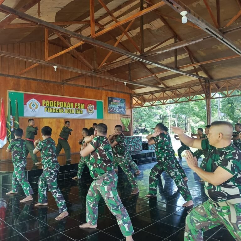 Prajurit Kodim 0114/Aceh Jaya Laksanakan Latihan PSM untuk Tingkatkan Profesionalisme