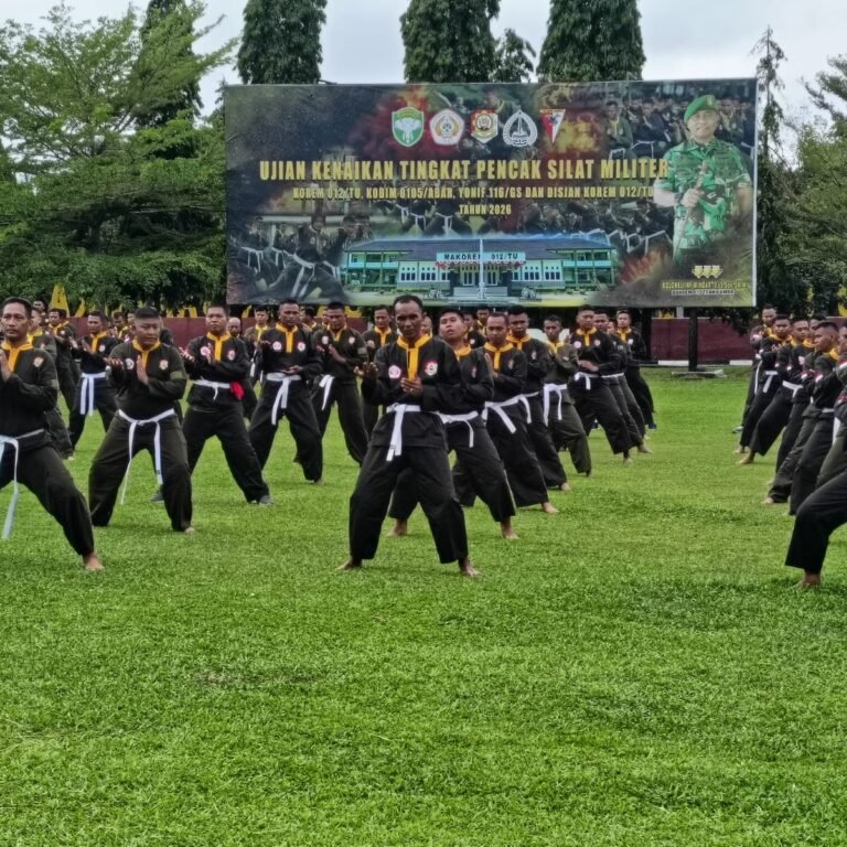 Kodim 0105/Abar Asah Fisik dan Mental Prajurit Lewat UKT PSM