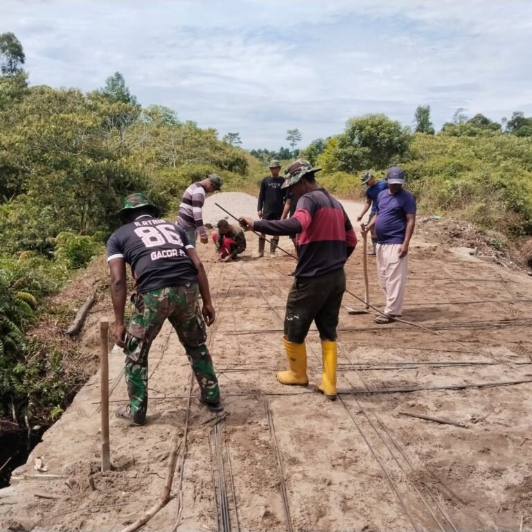 Tahapan Konstruksi Jembatan Berlanjut Menuju Proses Pengecoran