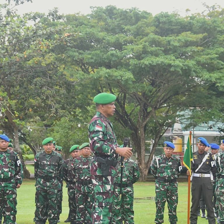 Pangdam Sampaikan Penekanan Panglima TNI kepada Prajurit di Makodam