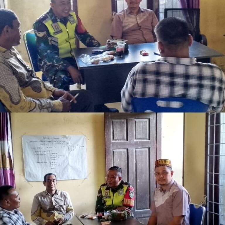 Sinergi Babinsa dan Aparatur Desa Dibahas dalam Komsos di Rambong