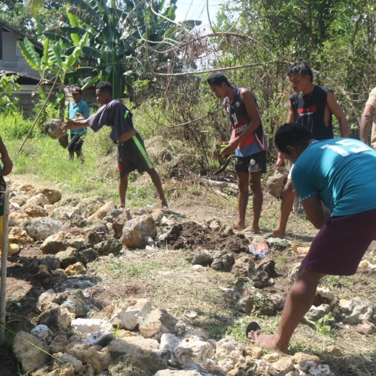 Jalan Baru TMMD di Lalubi Permudah Akses Warga Menuju Gereja dan Aktivitas Harian
