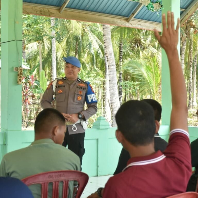 TMMD ke-128 Kodim 1316/Boalemo Fokus Bangun SDM, Penyuluhan Bahaya Narkoba Sasar Pemuda Desa Hutamonu