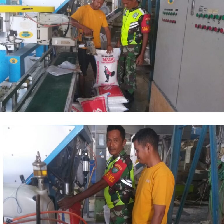 Babinsa Aktif Pantau Distribusi Beras Demi Stabilitas Harga di Wilayah Binaan