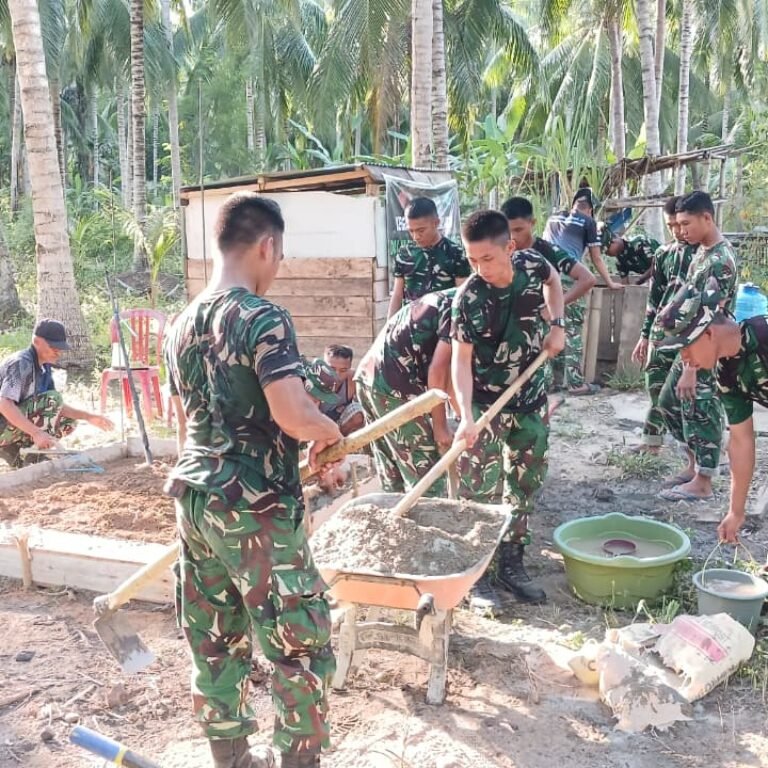 Pembangunan MCK Dimulai, TMMD Boalemo Fokus pada Kesehatan Lingkungan