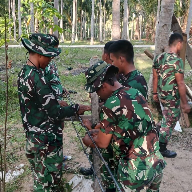 Renovasi RTLH Dikebut, TMMD 128 Hadirkan Hunian Sehat di Hutamonu