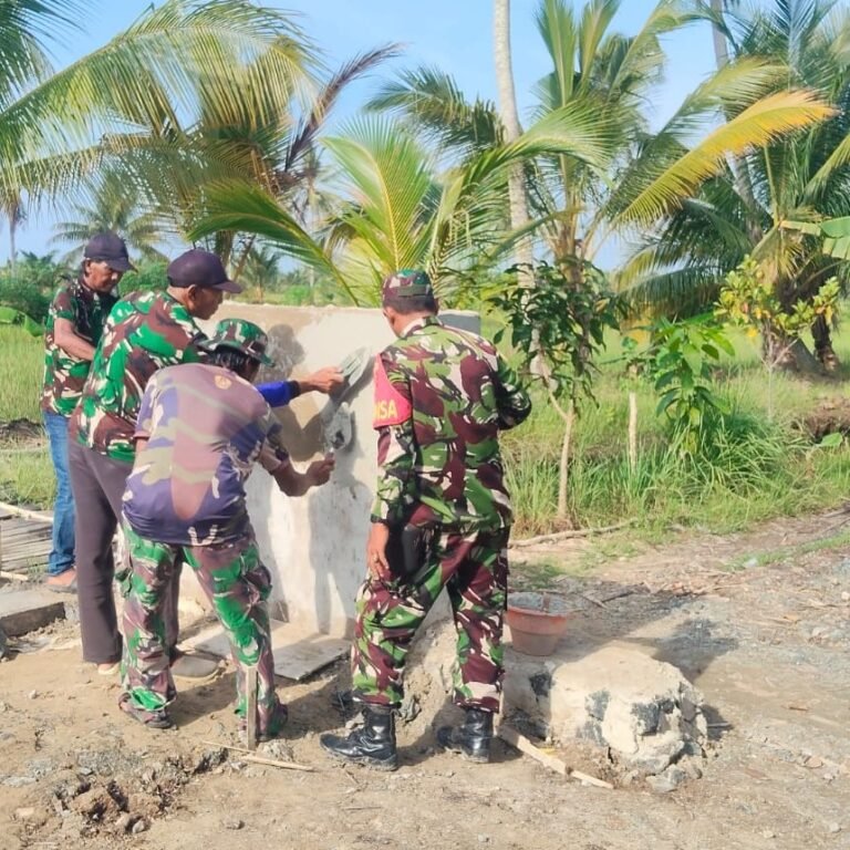 ‎Komitmen Kuat! Pasiter Kapten Inf Samsudin Nor Pastikan Kualitas Pembangunan Jembatan Garuda