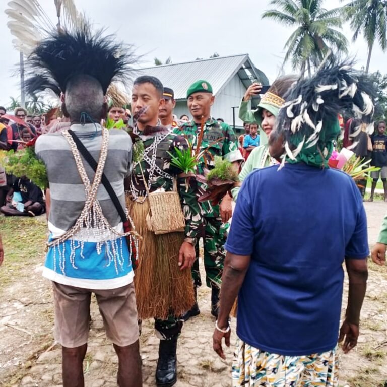 Dandim 1707/Merauke Lakukan Kunjungan Kerja ke Koramil 1707-04/Kimaam Perkuat Pembinaan Satuan Teritorial