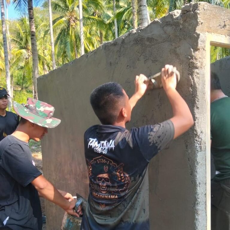 Pembangunan MCK TMMD Boalemo Dikebut, Tingkatkan Kesehatan Masyarakat