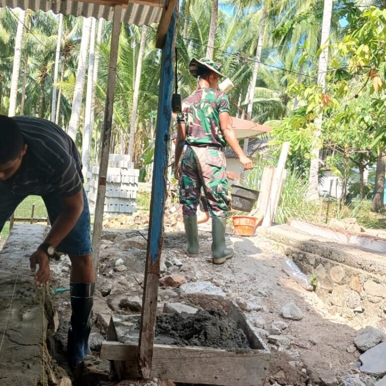 Program RTLH TMMD 128 Boalemo Masuk Tahap Fondasi, Progres 20 Persen