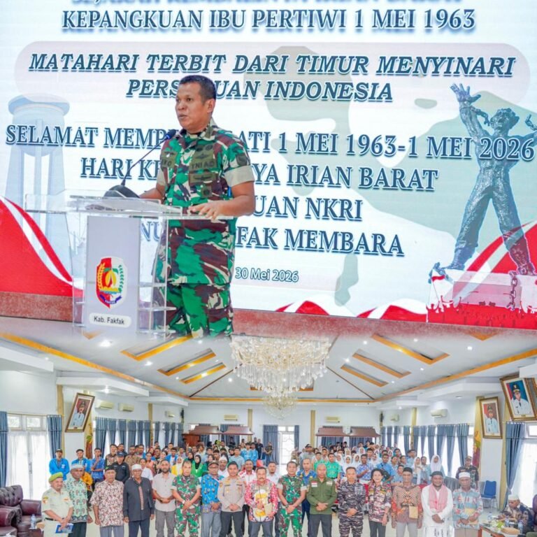 Kasrem 182/JO Sampaikan Pesan Kebangsaan, Soroti Kembalinya Papua ke Indonesia