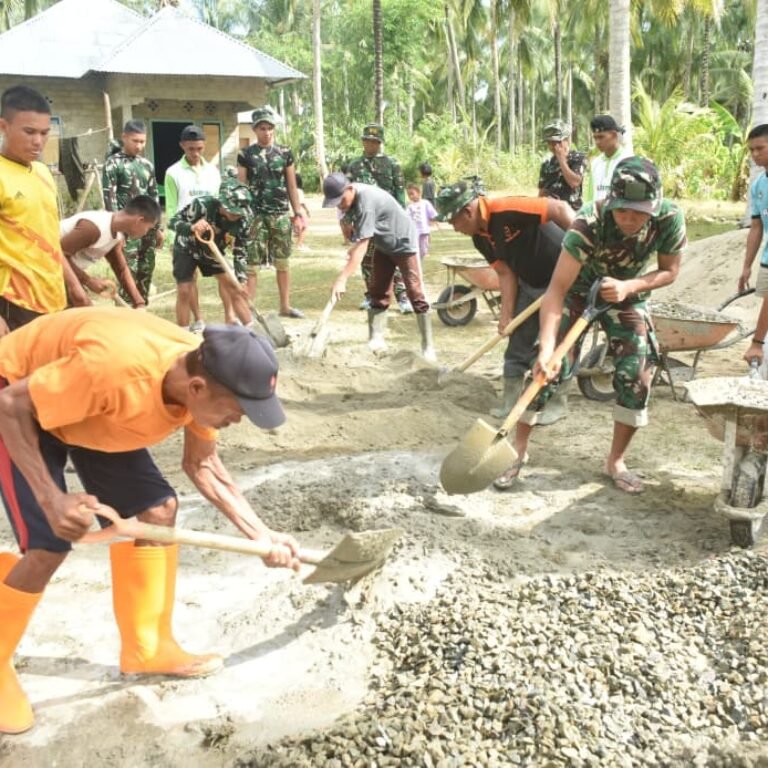 Hutamonu Terus Bergerak, TMMD ke-128 Kodim 1316/Boalemo Percepat Pengerjaan Infrastruktur Jalan