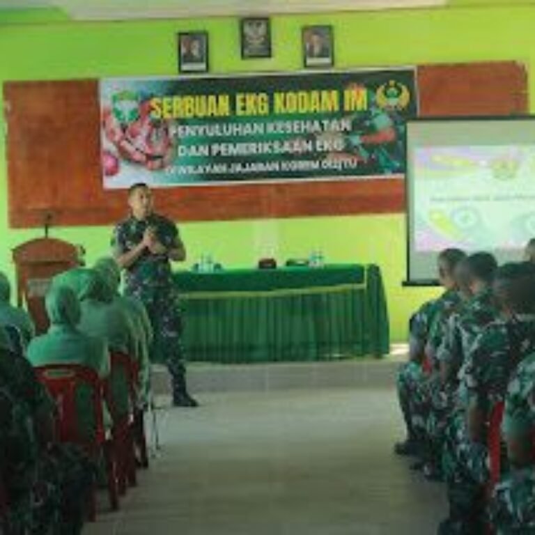 Kasdim 0116/Nagan Raya Tekankan Pentingnya Kesehatan Jantung Lewat Program EKG