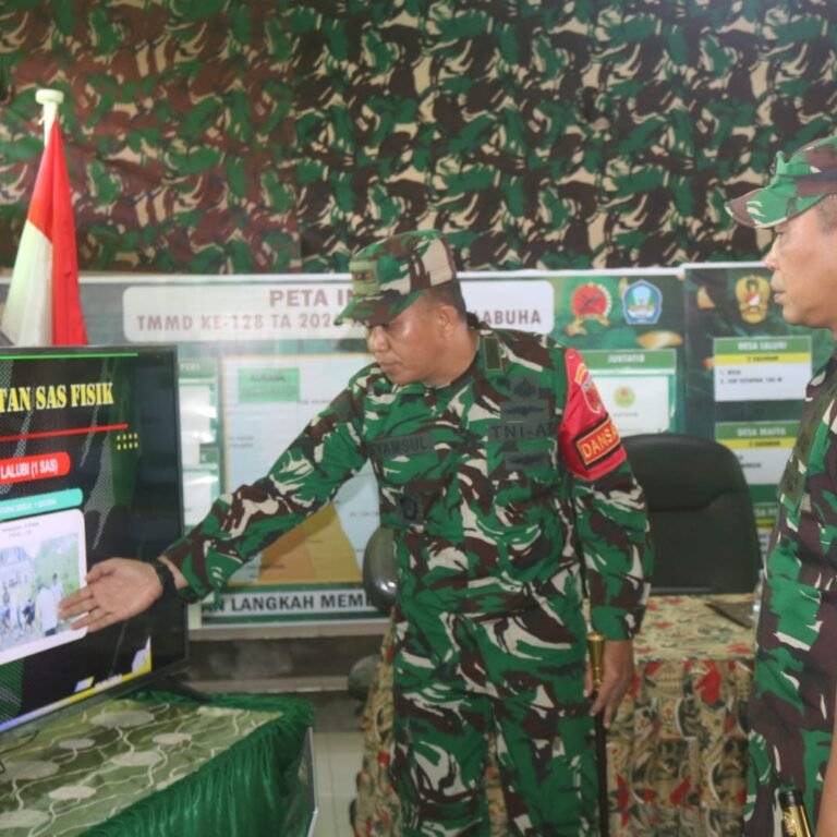 Satgas TMMD Kodim 1509/Labuha Dapat Apresiasi dari Pangdam