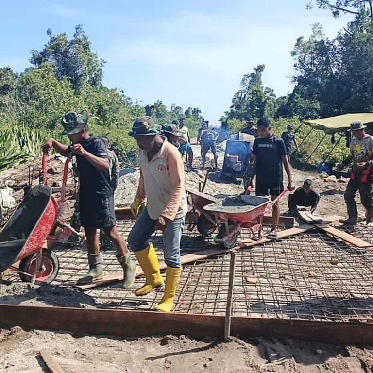 Pekerjaan Hampir Selesai, Jembatan Wak Rege dan Suak Lele Masuk Tahap Krusia