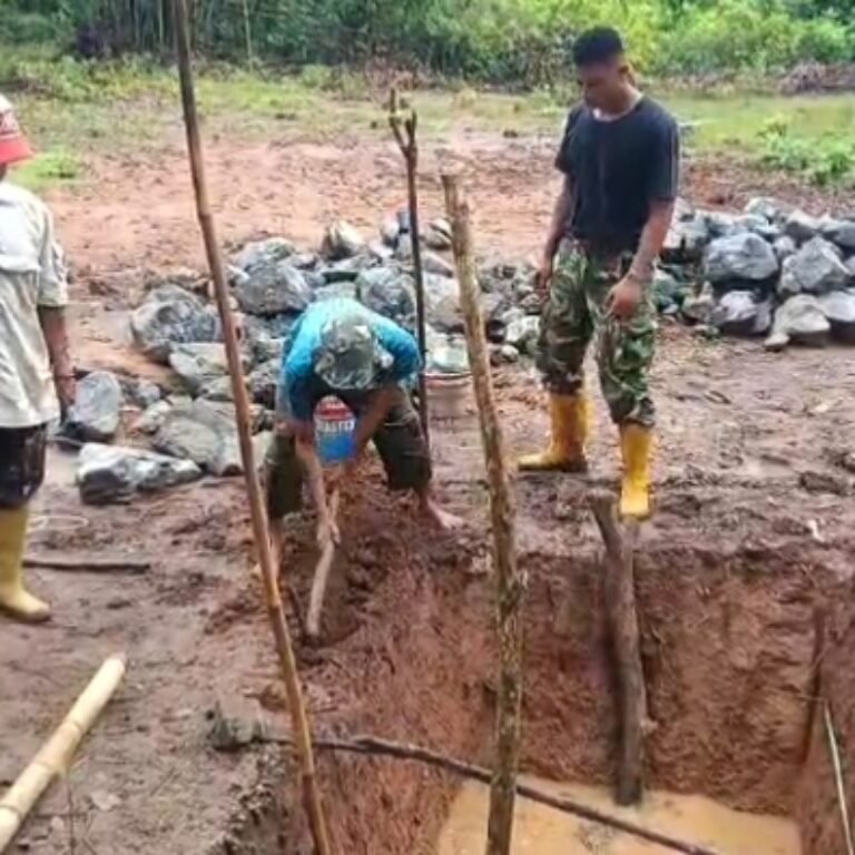 Pembangunan Jembatan Garuda Banjar Masuk Tahap Finishing Pondasi