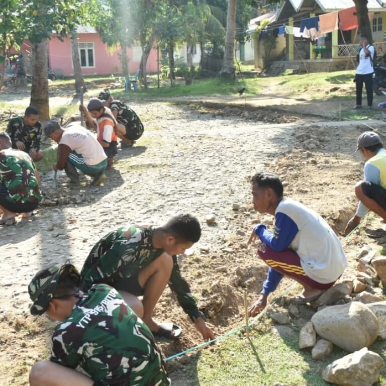 TMMD Kodim 1316 Boalemo Percepat Jalan Desa, Hutamonu Kini Lebih Terbuka
