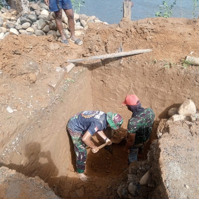Sinergi TNI-Rakyat, Pembangunan Jembatan Perintis Garuda Terus Dipacu