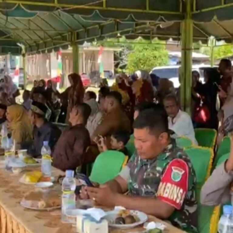 TNI Hadir di Festival Budaya Aceh Jaya, Danramil 04/Krueng Sabee Diwakili Serda Masrianto