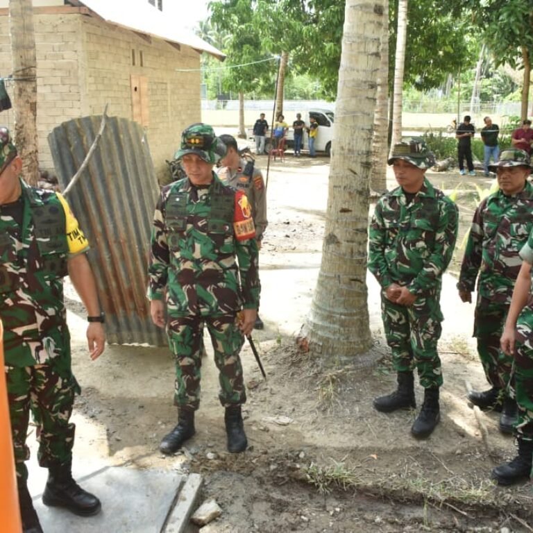 Tim Wasev Mabesad Apresiasi Kinerja Satgas TMMD Boalemo dalam Pembangunan RTLH dan Akses Jalan