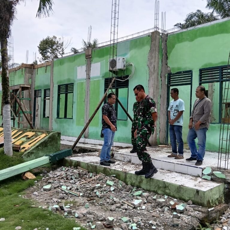 Dandim 0114/Aceh Jaya Tinjau Rehab Koramil dan Pembangunan Aula Koramil 05/Panga, Perkuat Kesiapan Satuan Teritorial