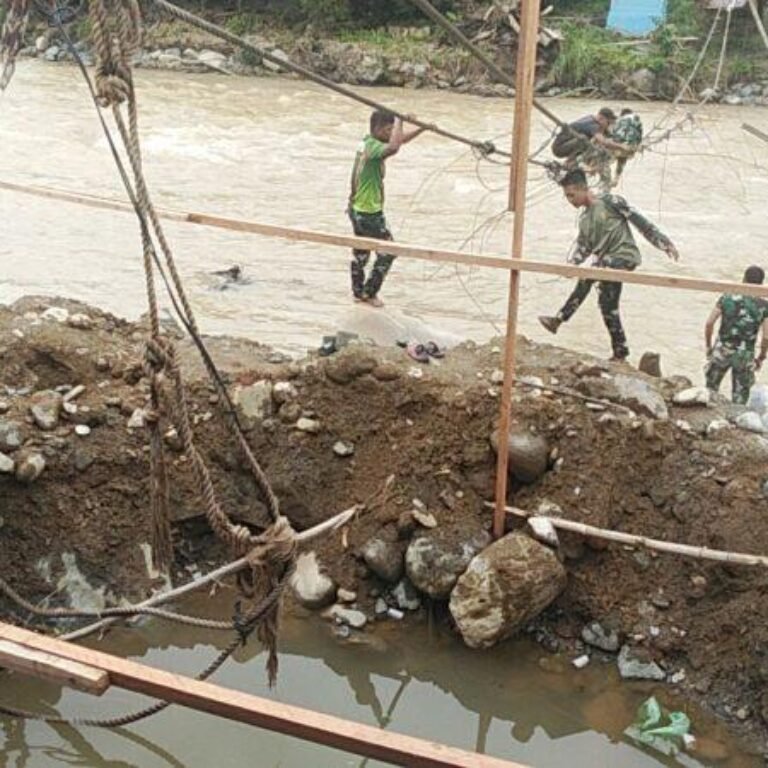 Proyek Jembatan Perintis Garuda Blang Meurandeh–Blang Puuk Berjalan Sesuai Rencana