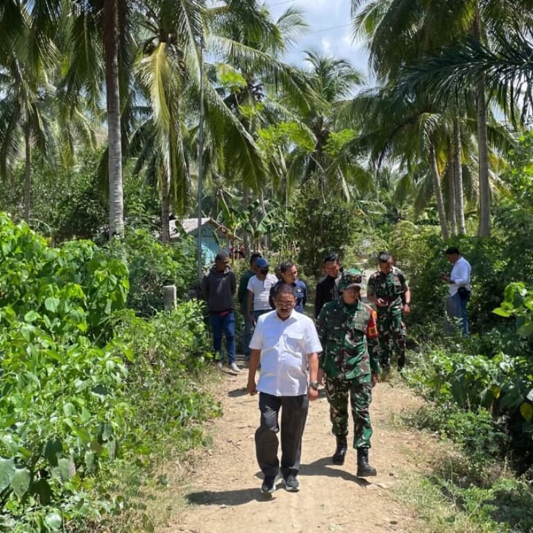 Sinergi TNI dan Pemda Boalemo Percepat Pembangunan TMMD 128 di Desa Hutamonu