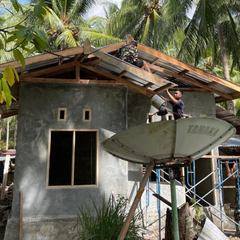 Kodim 1316/Boalemo Tuntaskan Tahap Penting RTLH TMMD 128, Rumah Warga Kini Lebih Aman dan Nyaman