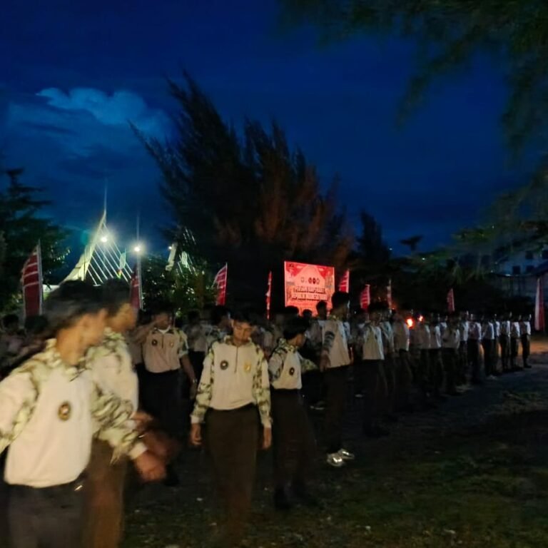 Peserta Persami KKRI di Tapaktuan Antusias Ikuti Malam Api Unggun