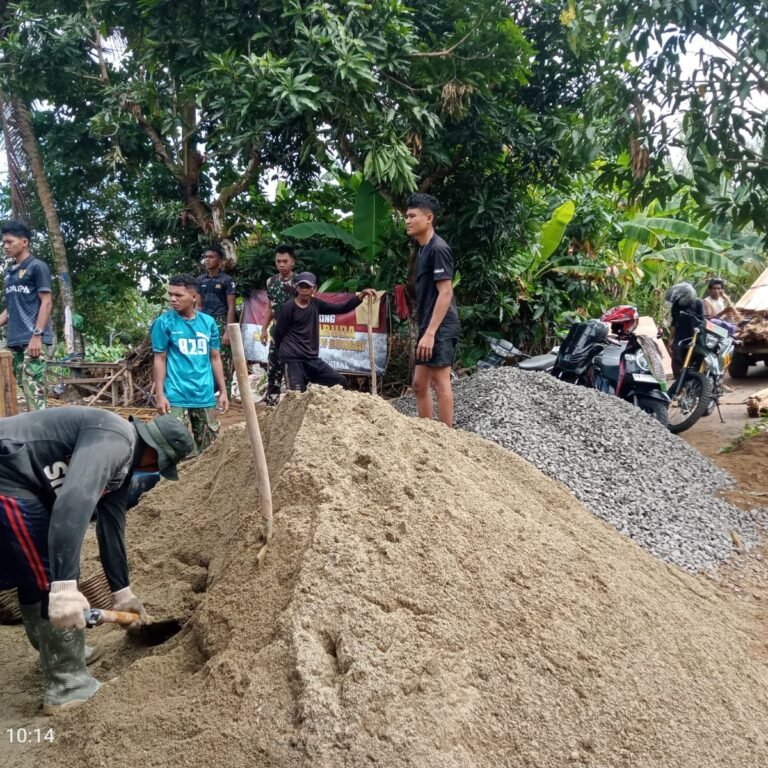 Pembangunan Jembatan Garuda di Kecamatan Haur Gading Fokus Penguatan Pondasi Konstruksi Utama
