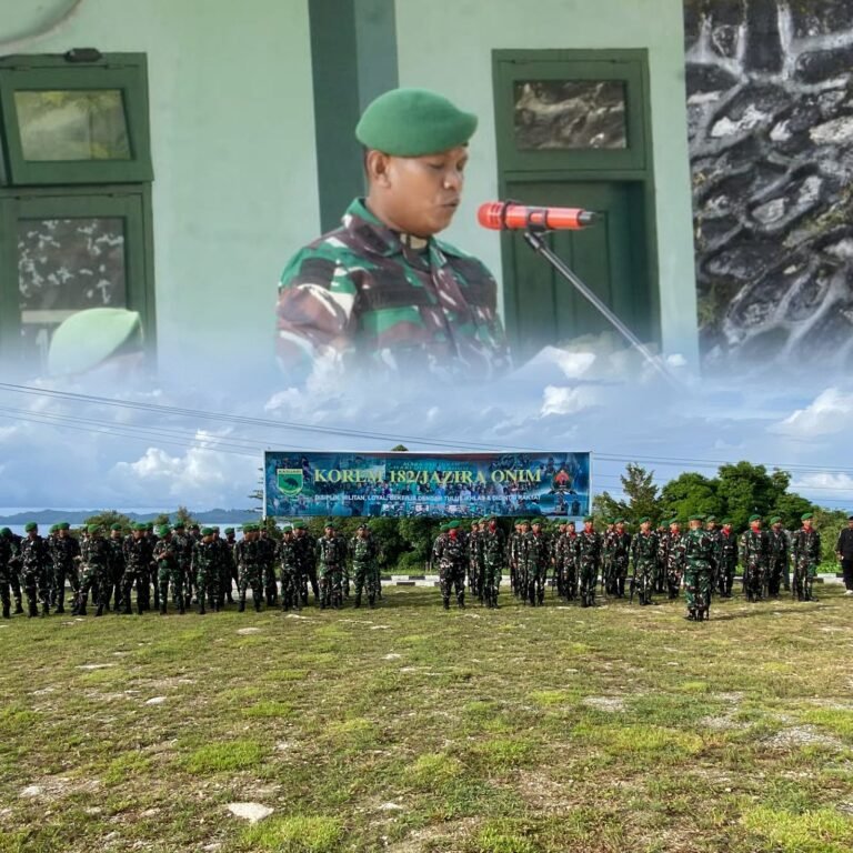 Kasrem 182/JO Tekankan Disiplin Prajurit dan Larangan Live Streaming Berseragam TNI
