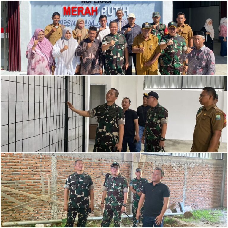 Pengawasan Pembangunan KDKMP Jadi Bukti Komitmen TNI AD Dukung Kesejahteraan Masyarakat Simeulue